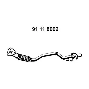 Tuyau d'échappement EBERSPÄCHER OEM 1K0254304C