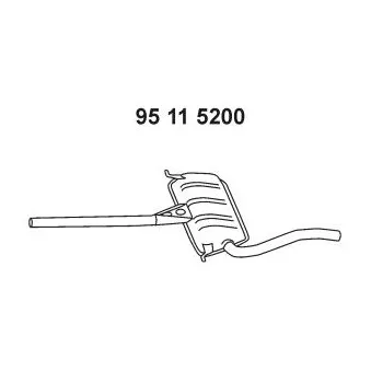 Silencieux central EBERSPÄCHER [95 11 5200]