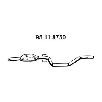 Silencieux central EBERSPÄCHER OEM 3C0253209G