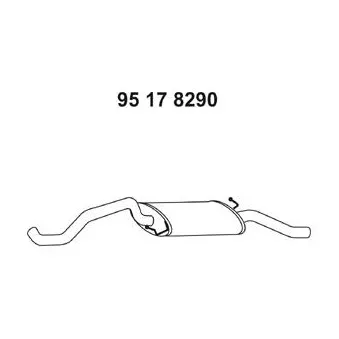 Silencieux arrière EBERSPÄCHER OEM 6K5253609P