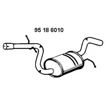 EBERSPÄCHER 95 18 6010 - Silencieux avant