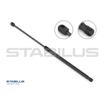 Vérin de hayon, de coffre STABILUS 037316 pour MERCEDES-BENZ CLASSE E 1.0 TSI - 110cv