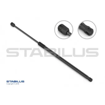 Vérin, capot-moteur STABILUS 547566 pour PORSCHE 911 3.8 Turbo - 540cv