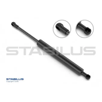 Ressort pneumatique, porte STABILUS 849665 pour ASTON MARTIN RAPIDE 6.0 - 476cv