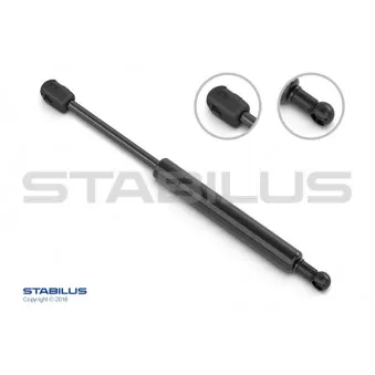 Vérin, capot-moteur STABILUS 9357BA pour PORSCHE 968 3.0 - 239cv
