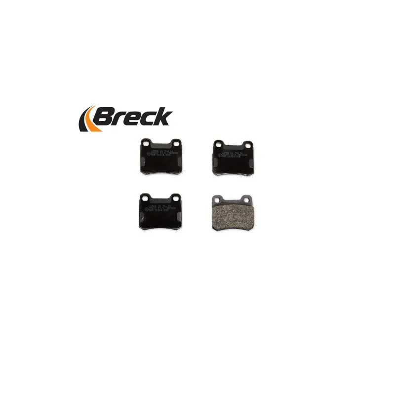 Jeu de 4 plaquettes de frein arrière BRECK 20687 00 704 00 - Visuel 2