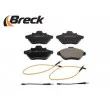 BRECK 21298 00 701 10 - Jeu de 4 plaquettes de frein avant