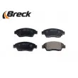 BRECK 21694 00 701 10 - Jeu de 4 plaquettes de frein avant