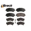 BRECK 22065 00 701 10 - Jeu de 4 plaquettes de frein avant