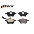 BRECK 23392 00 701 10 - Jeu de 4 plaquettes de frein avant
