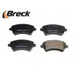 BRECK 23766 00 701 10 - Jeu de 4 plaquettes de frein avant