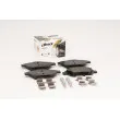 BRECK 24883 00 702 00 - Jeu de 4 plaquettes de frein avant