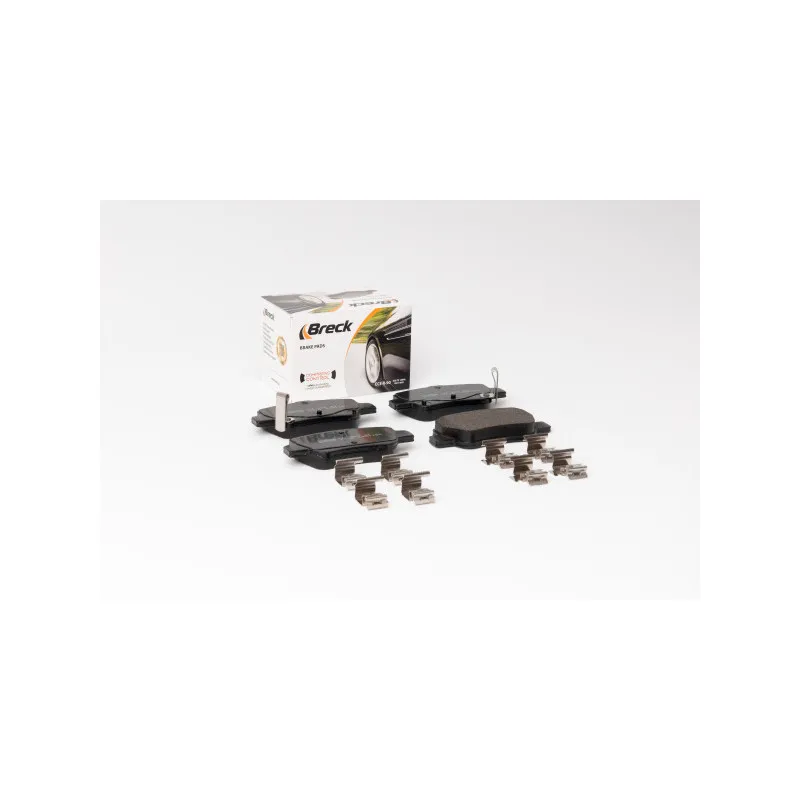 Jeu de 4 plaquettes de frein arrière BRECK 24885 00 704 10 - Visuel 1