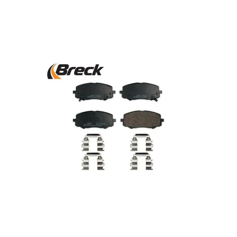 Jeu de 4 plaquettes de frein avant BRECK 24910 00 702 00 - Visuel 2