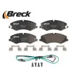 BRECK 25022 00 553 00 - Jeu de 4 plaquettes de frein avant