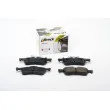 BRECK 25054 00 704 00 - Jeu de 4 plaquettes de frein arrière