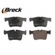 BRECK 25199 00 551 00 - Jeu de 4 plaquettes de frein avant