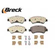 BRECK 25603 00 703 00 - Jeu de 4 plaquettes de frein arrière