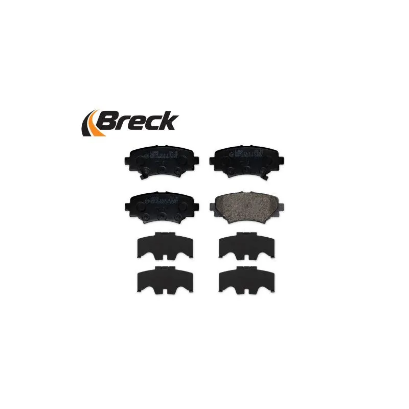 Jeu de 4 plaquettes de frein arrière BRECK 25878 00 704 00 - Visuel 2