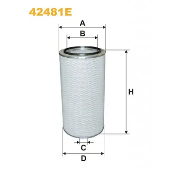 Filtre à air WIX FILTERS OEM X599004744573