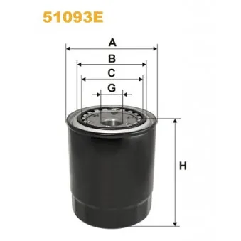 Filtre à huile WIX FILTERS OEM XM346731AA