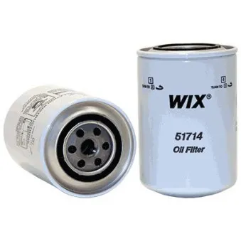 Filtre à huile WIX FILTERS 51714 pour IVECO ZETA 79-13 - 131cv