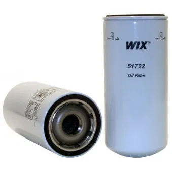 Filtre à huile WIX FILTERS 51722 pour VOLVO NL NL 12/290 - 292cv
