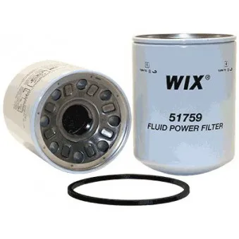 Filtre, système hydraulique de travail WIX FILTERS 51759 pour JOHN DEERE Series 5010 5510 - 75cv