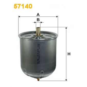 Filtre à huile WIX FILTERS 57140 pour IVECO S-WAY 462 - 462cv