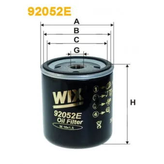 WIX FILTERS 92052E - Filtre hydraulique, boîte automatique