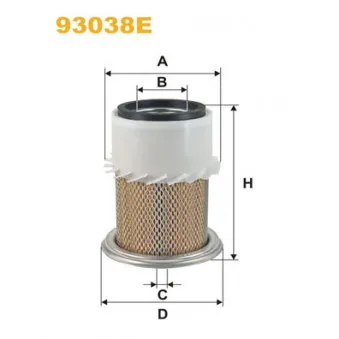 Filtre à air WIX FILTERS OEM 902198