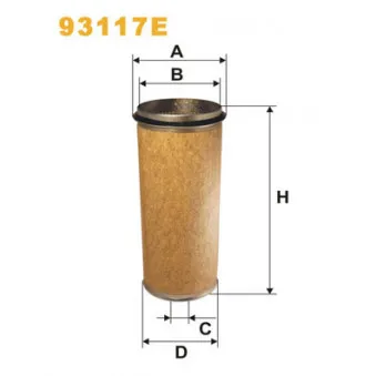 WIX FILTERS 93117E - Filtre à air secondaire