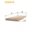 WIX FILTERS 93501E - Filtre, air de l'habitacle