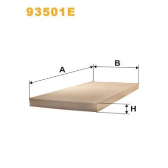 Filtre, air de l'habitacle WIX FILTERS OEM 2995964