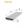 Filtre, air de l'habitacle WIX FILTERS [93515E]