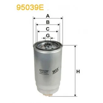 Filtre à carburant WIX FILTERS OEM 500040976