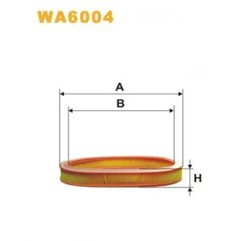 WIX FILTERS WA6004 - Filtre à air