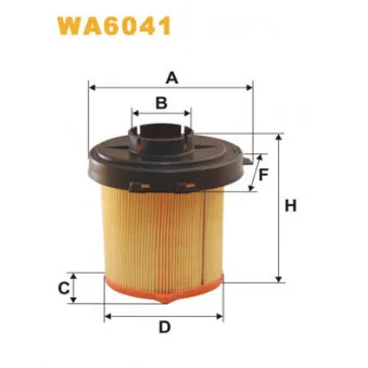 Filtre à air WIX FILTERS OEM 95658435