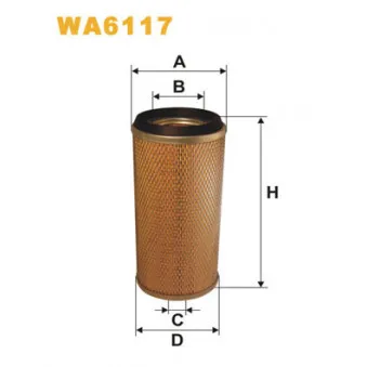 WIX FILTERS WA6117 - Filtre à air