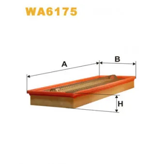 Filtre à air WIX FILTERS OEM 890X9601FA