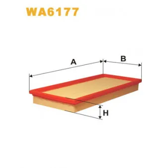 Filtre à air WIX FILTERS WA6177