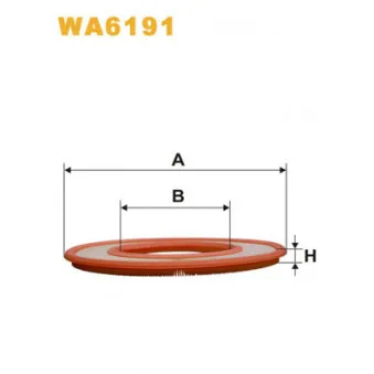 WIX FILTERS WA6191 - Filtre à air