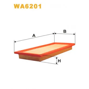 Filtre à air WIX FILTERS OEM 1444Q0
