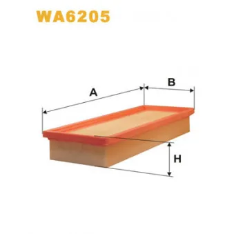 Filtre à air WIX FILTERS OEM 1444P4