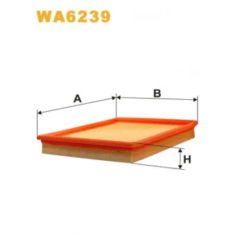 Filtre à air WIX FILTERS OEM 25062073