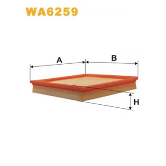 WIX FILTERS WA6259 - Filtre à air
