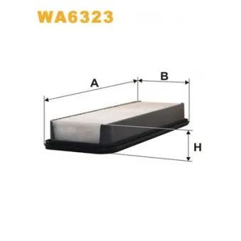 WIX FILTERS WA6323 - Filtre à air