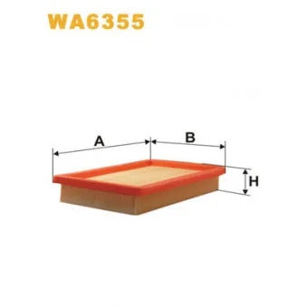 WIX FILTERS WA6355 - Filtre à air