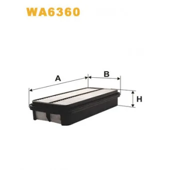 Filtre à air WIX FILTERS OEM 1378058BU0