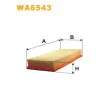 Filtre à air WIX FILTERS [WA6543]